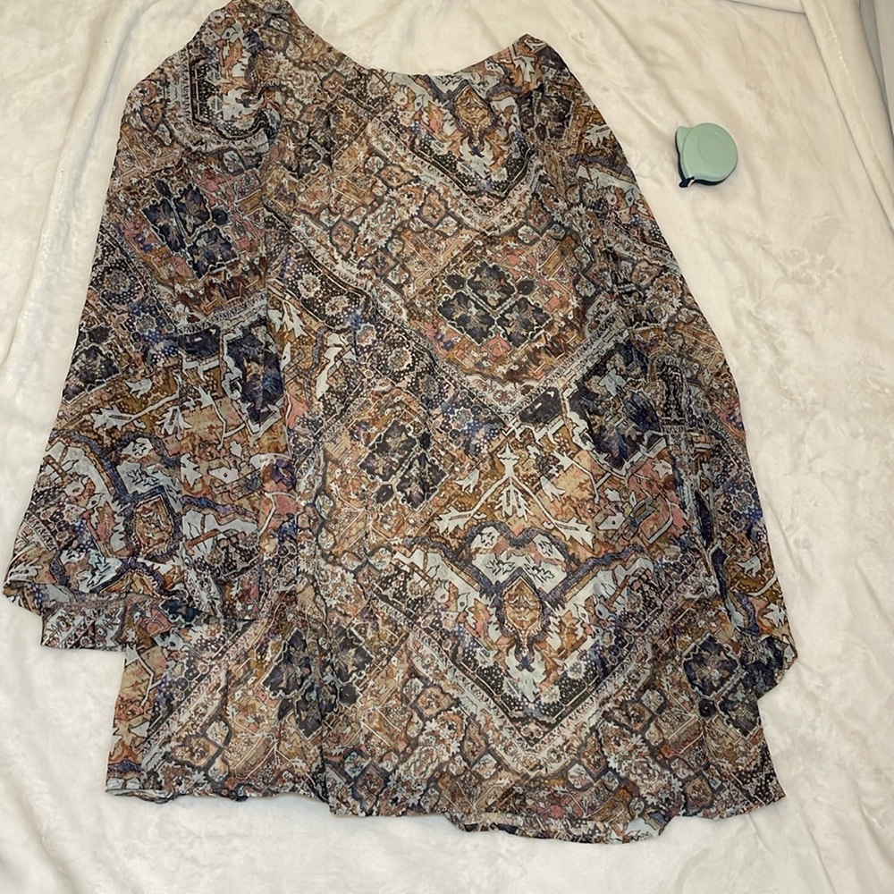 Beautiful Pattern Tunic Mini Dress - Picture 5 of 12